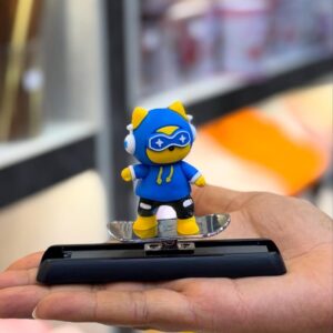 Skateur Bear – ديكور تابلو السيارة بشكل دب متزلج